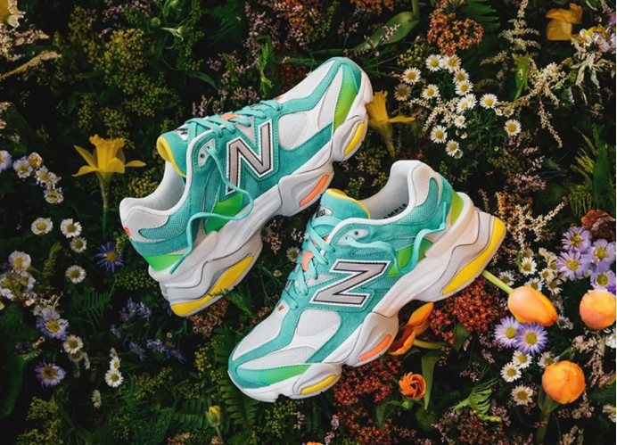 DTLRs New Balance 9060 Cyan Burst: Våren blomstrer på føttene dine